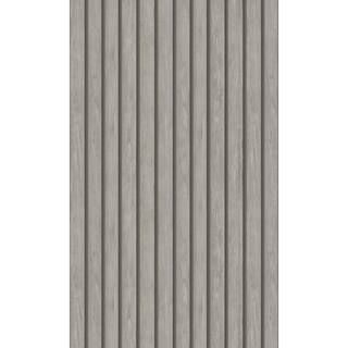 Walls Republic Grey Geometric Stripes Faux Wood Shelf Liner Non-Woven Wallpaper Double Roll (57 s... | The Home Depot