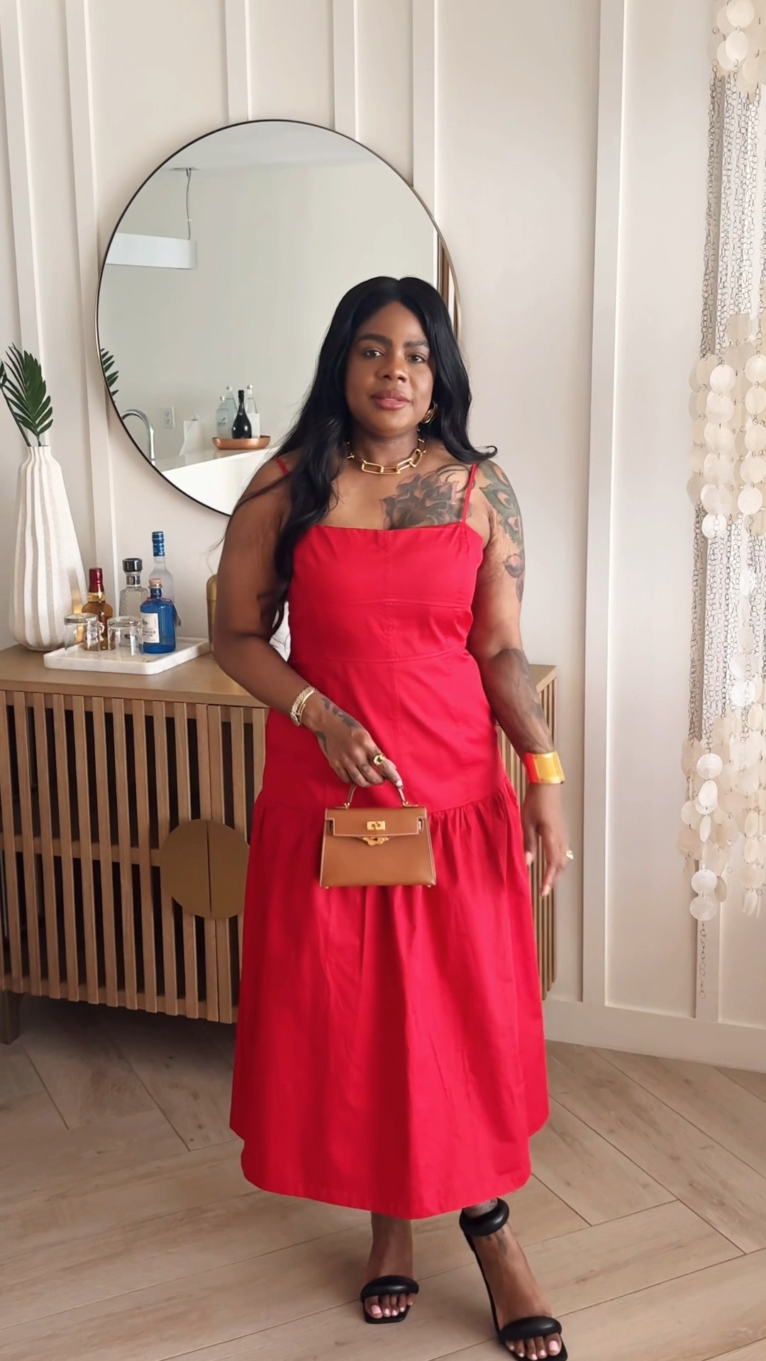 This vibrant red dress is all about making a bold statement with its elegant design and striking color. Perfect for any occasion where you want to stand out and feel confident. #RedDress #BoldFashion #ElegantStyle

#LTKOver40 #LTKStyleTip #LTKMidsize