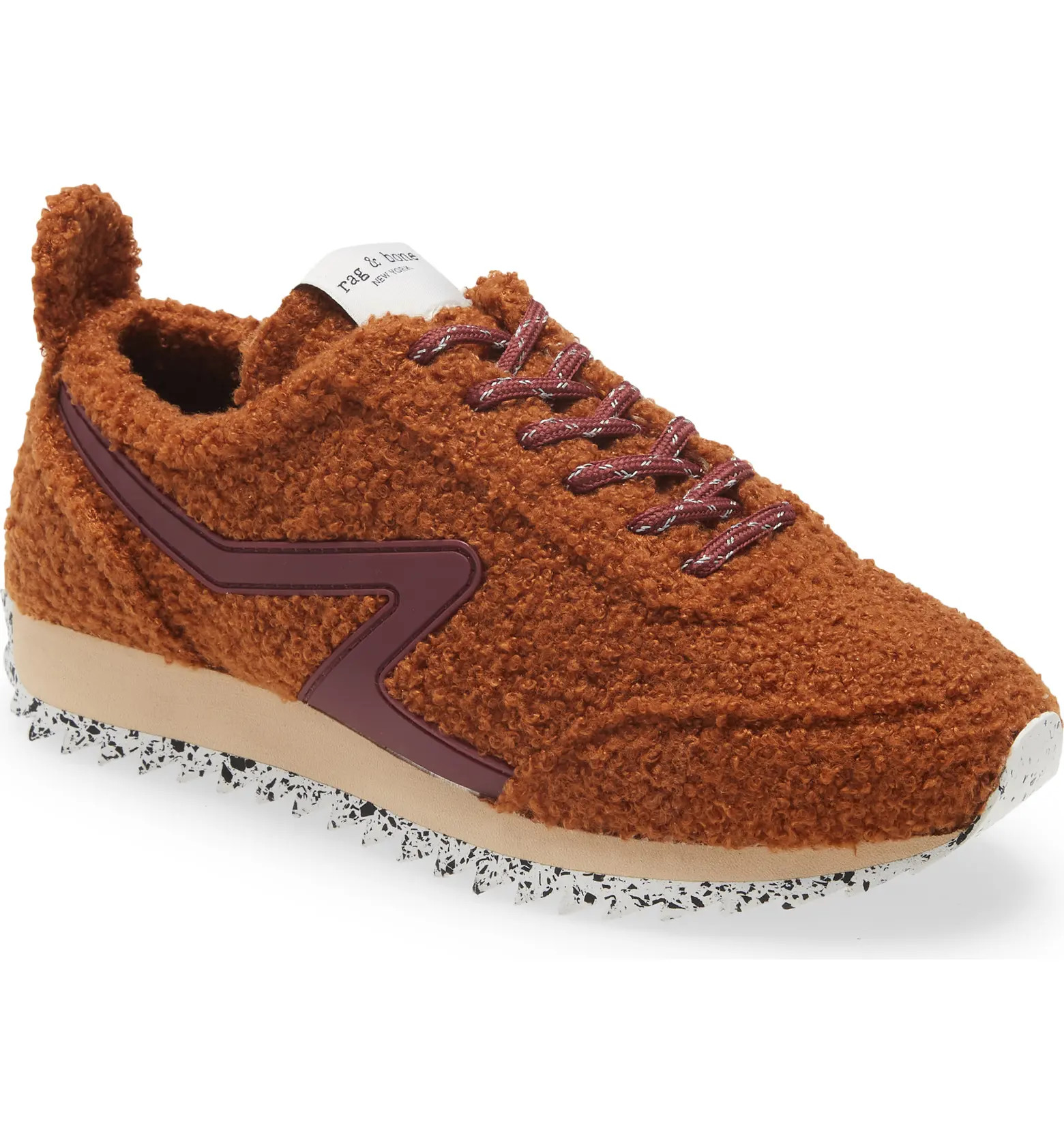 Retro Runner Faux Fur Sneaker | Nordstrom