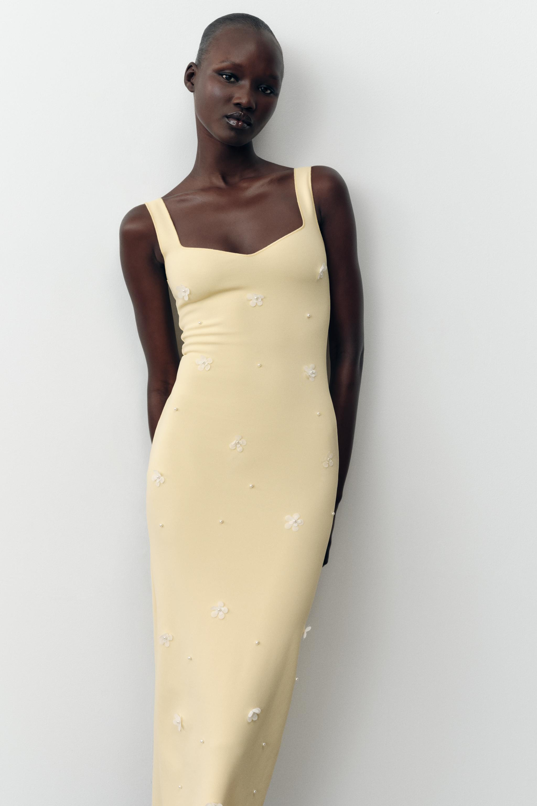 FLORAL STRETCH DRESS | Zara US