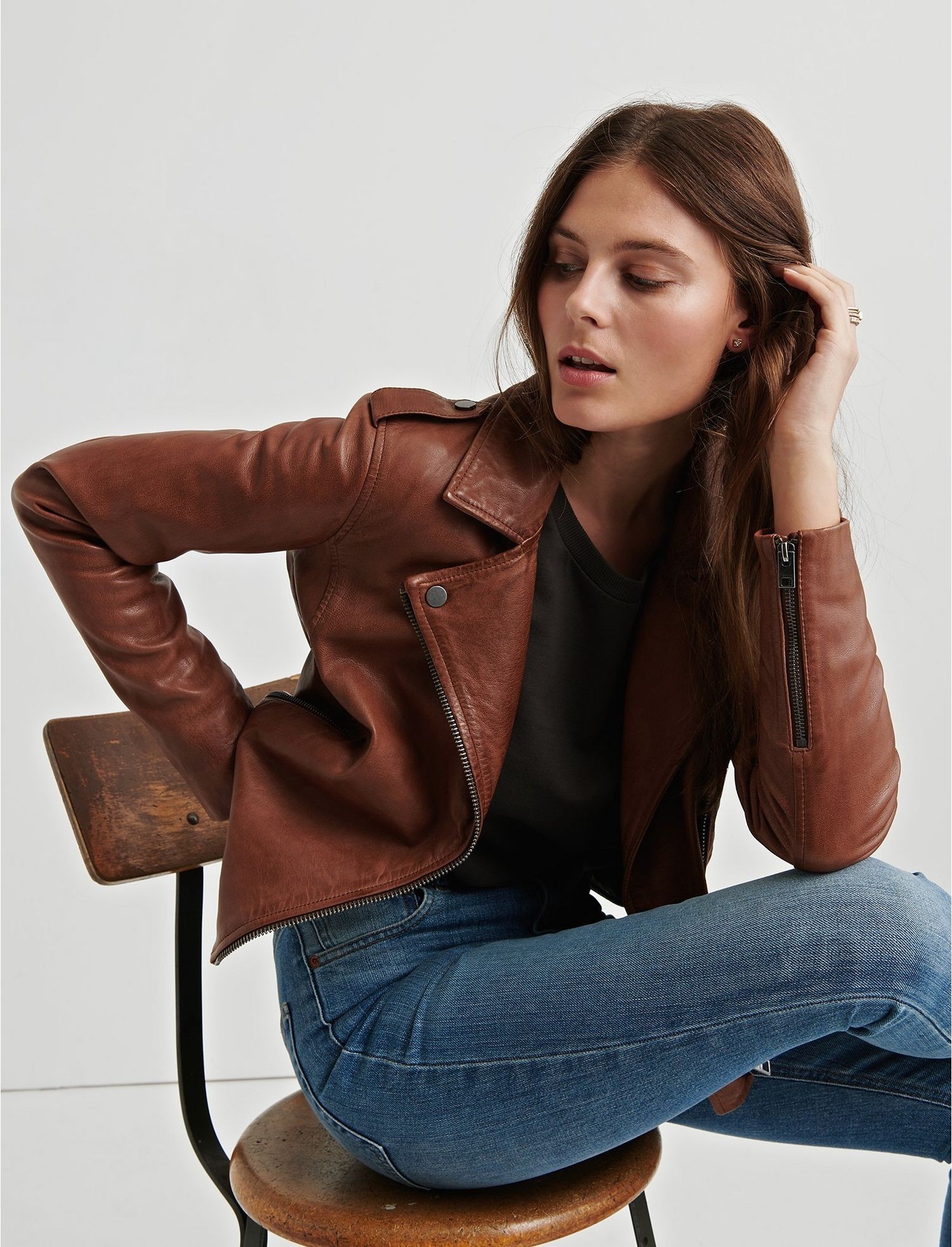 Leather Moto Jacket | Lucky Brand | Lucky Brand