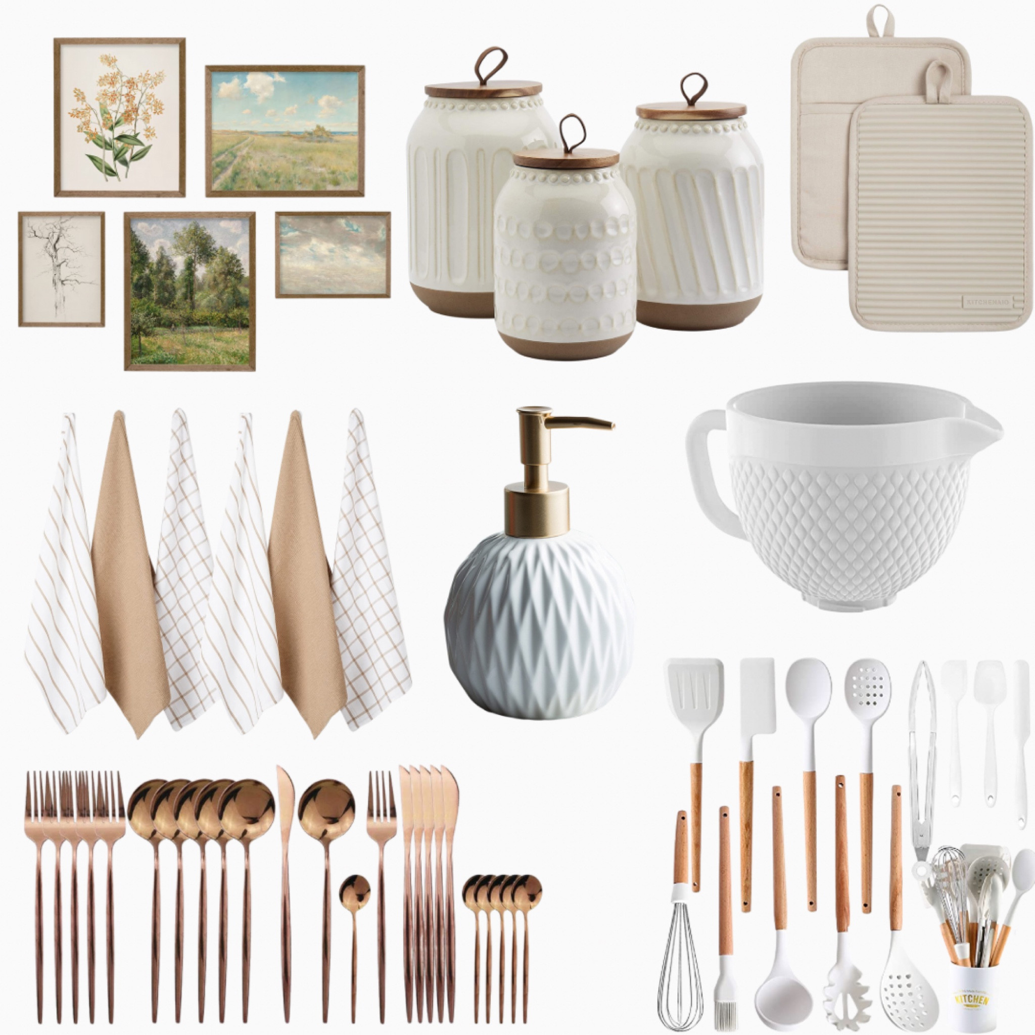 Amazon home spring kitchen update with neutral accessories 

#LTKhome #LTKSeasonal #LTKunder50