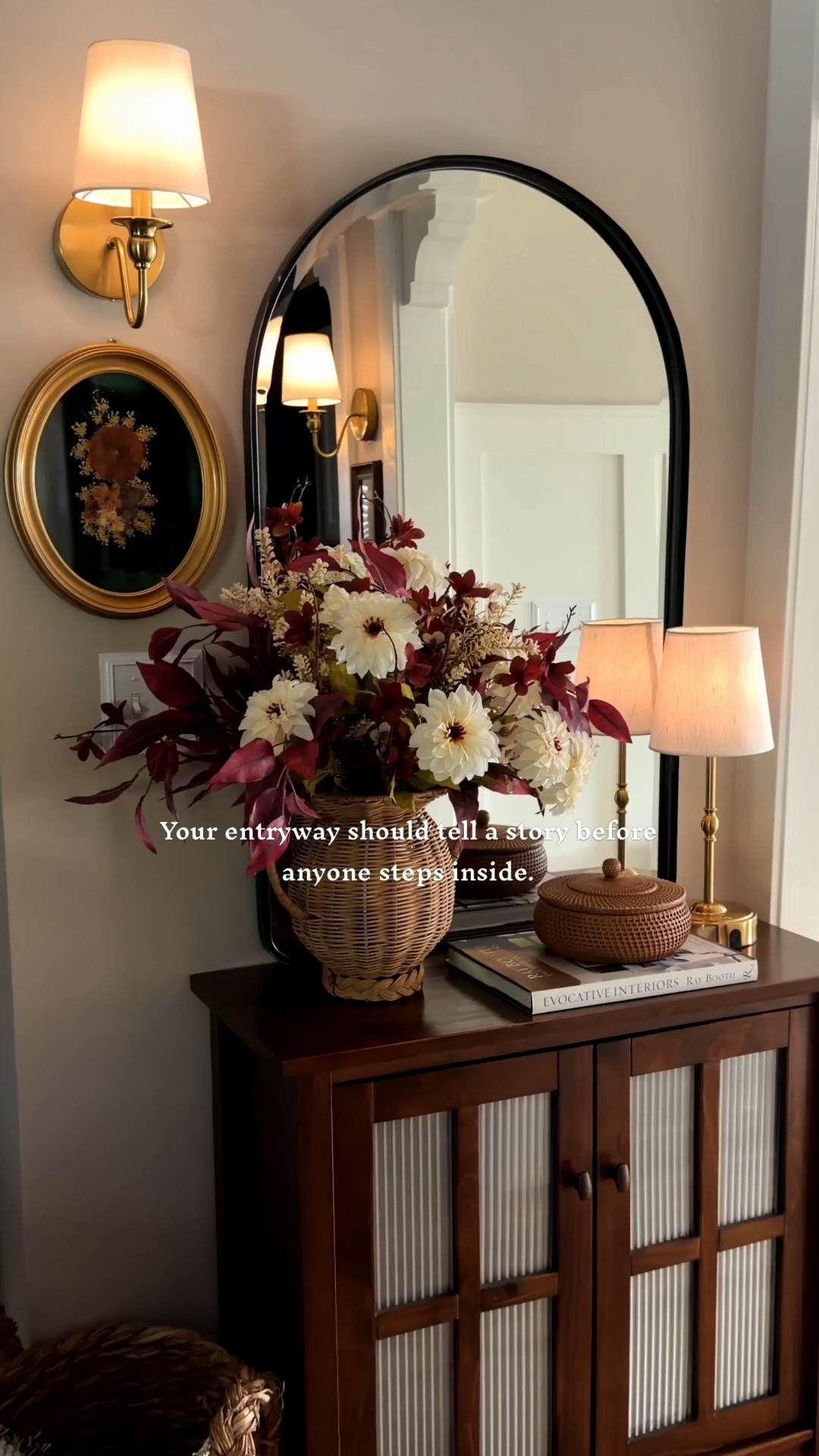 Your entryway should tell a story before anyone steps inside.

My entryway decor changes with the seasons, but timeless style never goes out of season.

#cozy #fall #cozyvibes #timelessdecor

#LTKHome #LTKstorytime