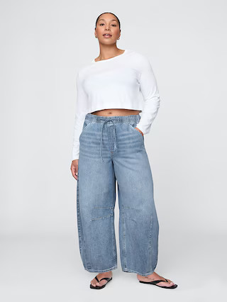Mid Rise UltraSoft Easy Horseshoe Jeans | Gap (US)