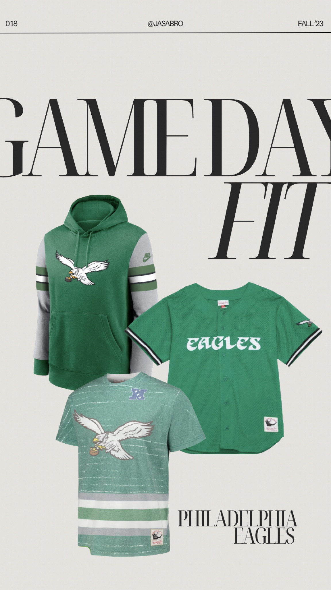 Vintage game outfits for the Philadelphia Eagles

NFL style, fall outfit, fall style, fall transitional outfit, fall inspo, football fashion, sporty look, sports wear, sport style, sporty outfit, game day outfits, sporty girl, sporty outfit, Kelly green, green outfits, football outfit 

#LTKparties #LTKSeasonal #LTKstyletip