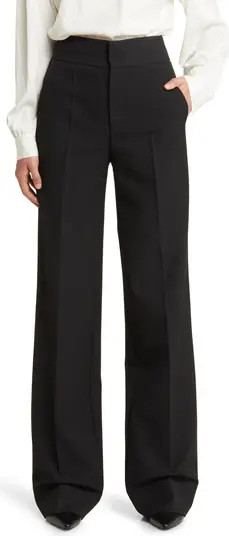 FRAME High Waist Wide Leg Trousers | Nordstrom | Nordstrom