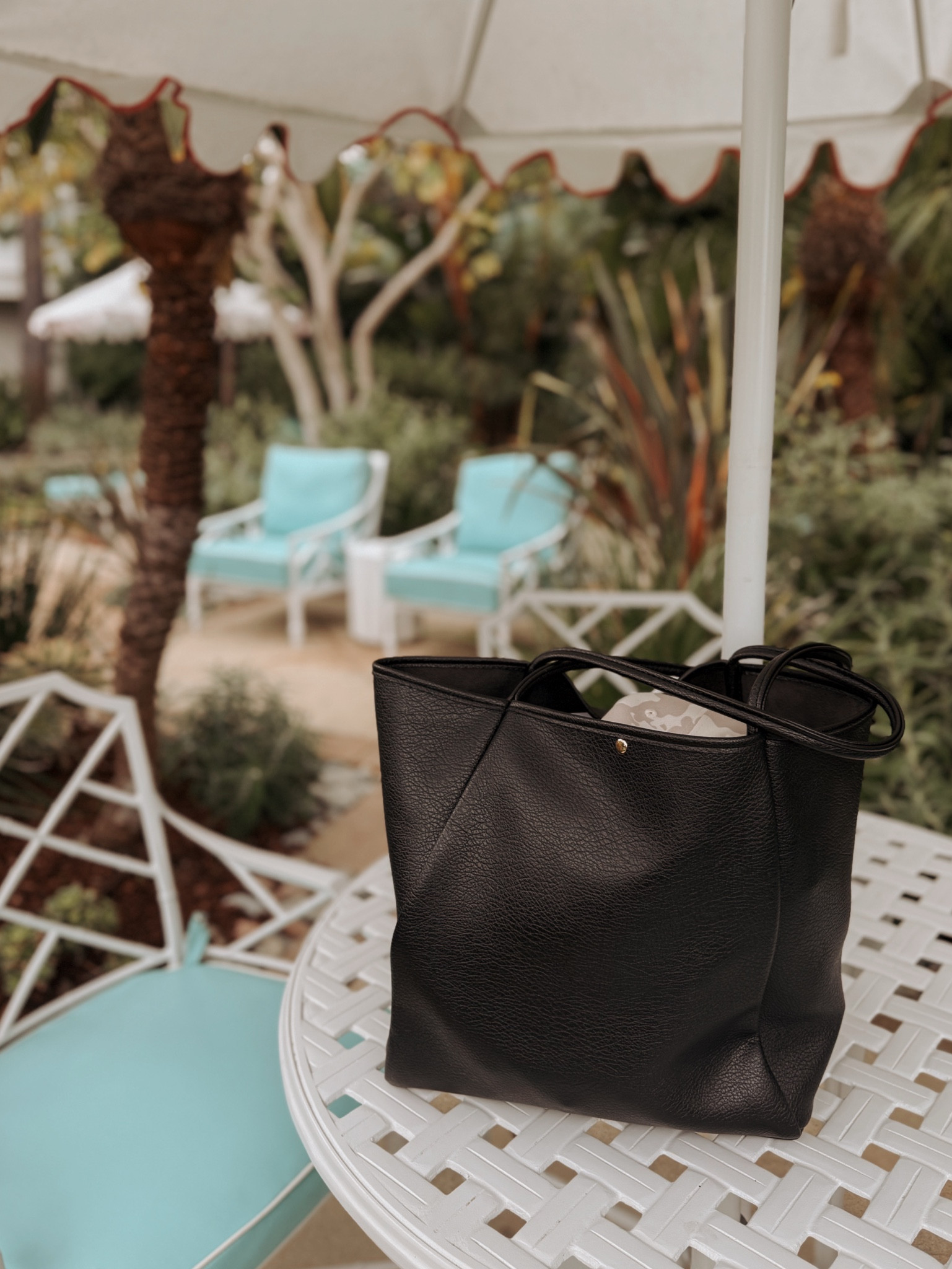 This Amazon tote is so good. Comes in a few beautiful colors and holds everything.