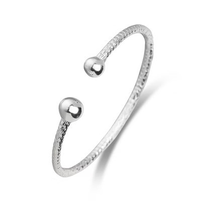 Better Jewelry, .925 Sterling Silver Asymmetric Balls Bangle, 1 piece | Target