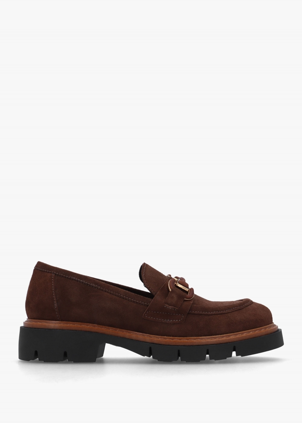 Laffle Brown Suede Chunky Loafers | Daniel Footwear (UK)