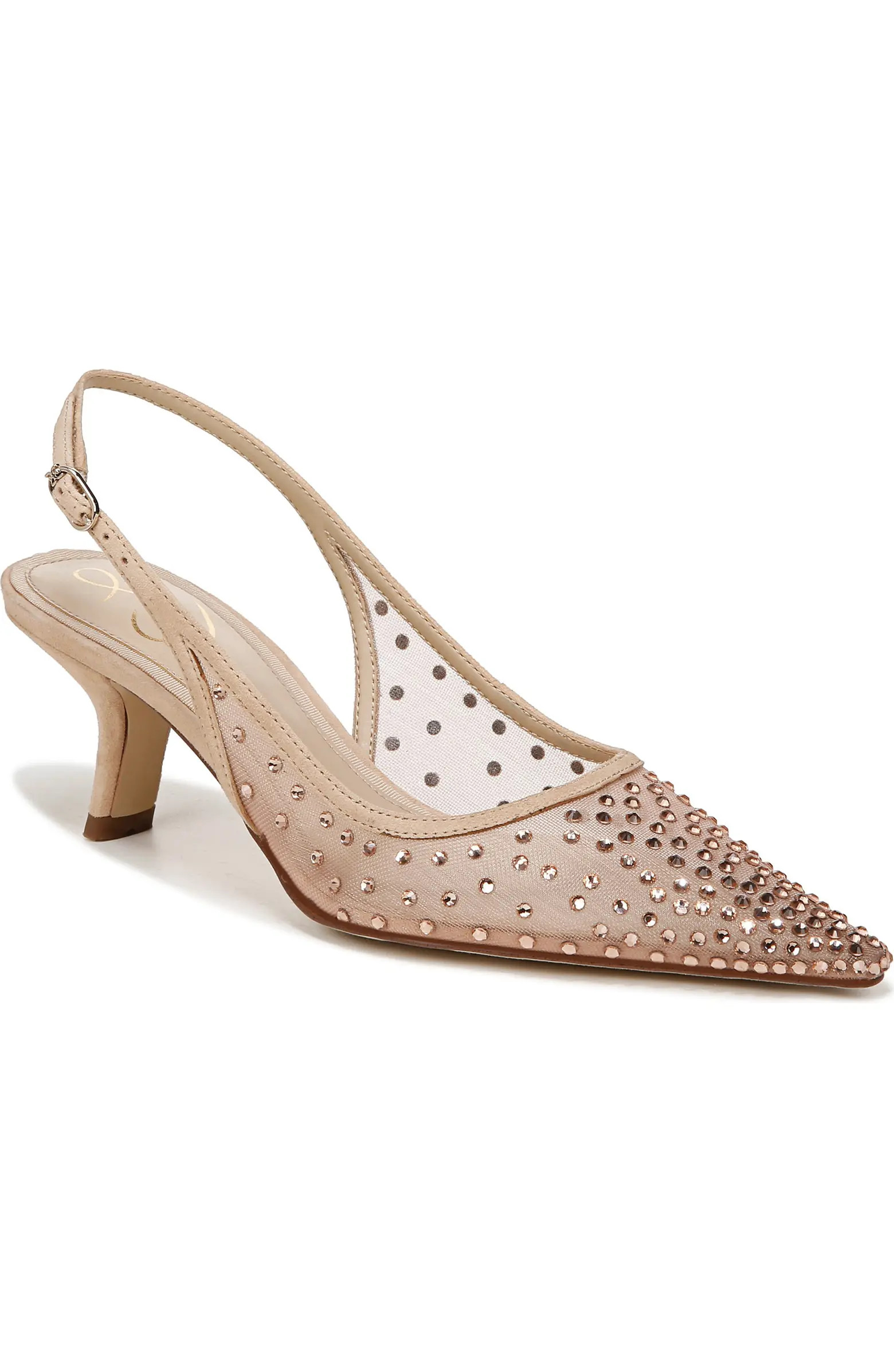 Bianka Slingback Mesh Pointed Toe Pump (Women) | Nordstrom Rack