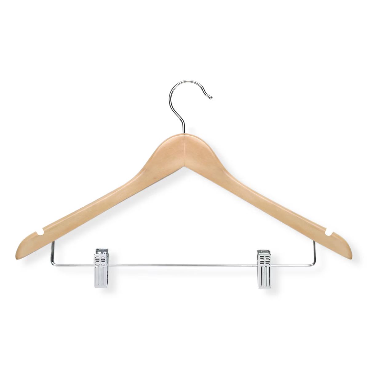 Honey-Can-Do 12pk Maple Wood Suit Hangers | Target