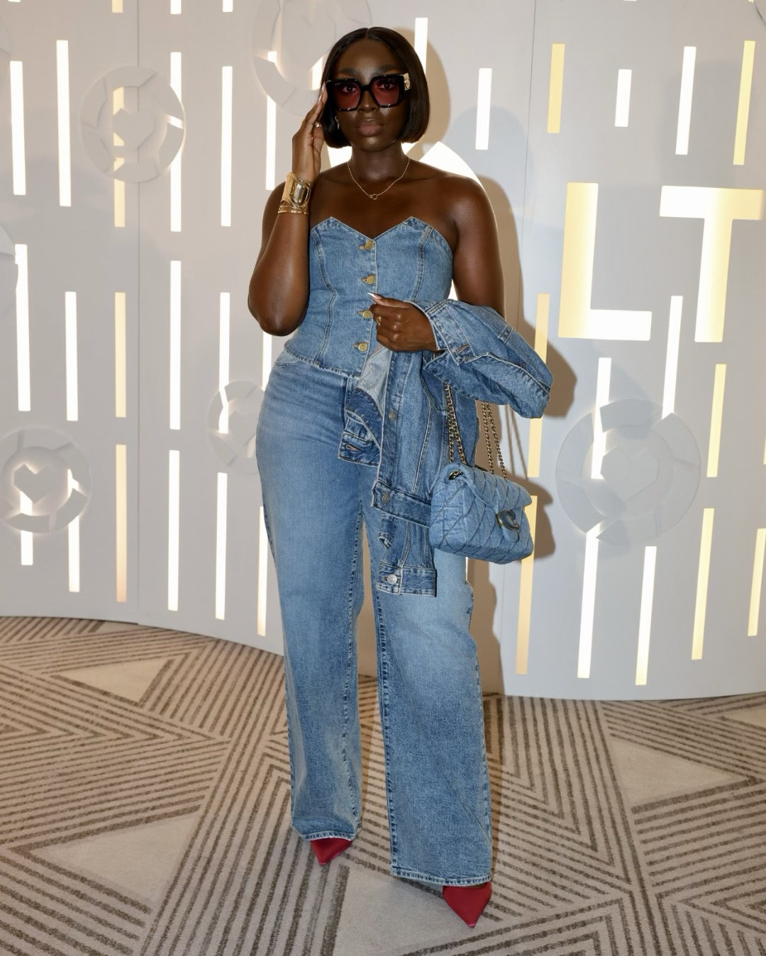 A full #denim moment, anyone? Wit a pop of pink, of course! So grateful to be in the room at #LTKCon #target #outfitideas #curvygirlfashion 

#LTKCon 

#LTKBeauty #LTKStyleTip