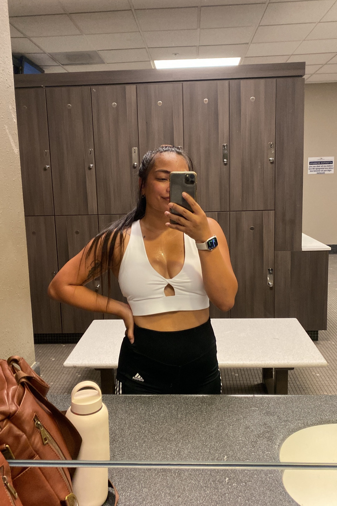 The best sports bra for my smaller chested besties 👏🏼 It’s basically like a push up bra with medium support. Wearing a size medium 

#LTKunder50 #LTKstyletip #LTKfit