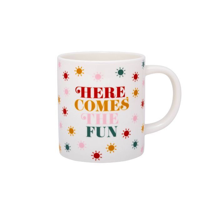 16oz Stoneware Here Comes The Fun Mug - Parker Lane | Target