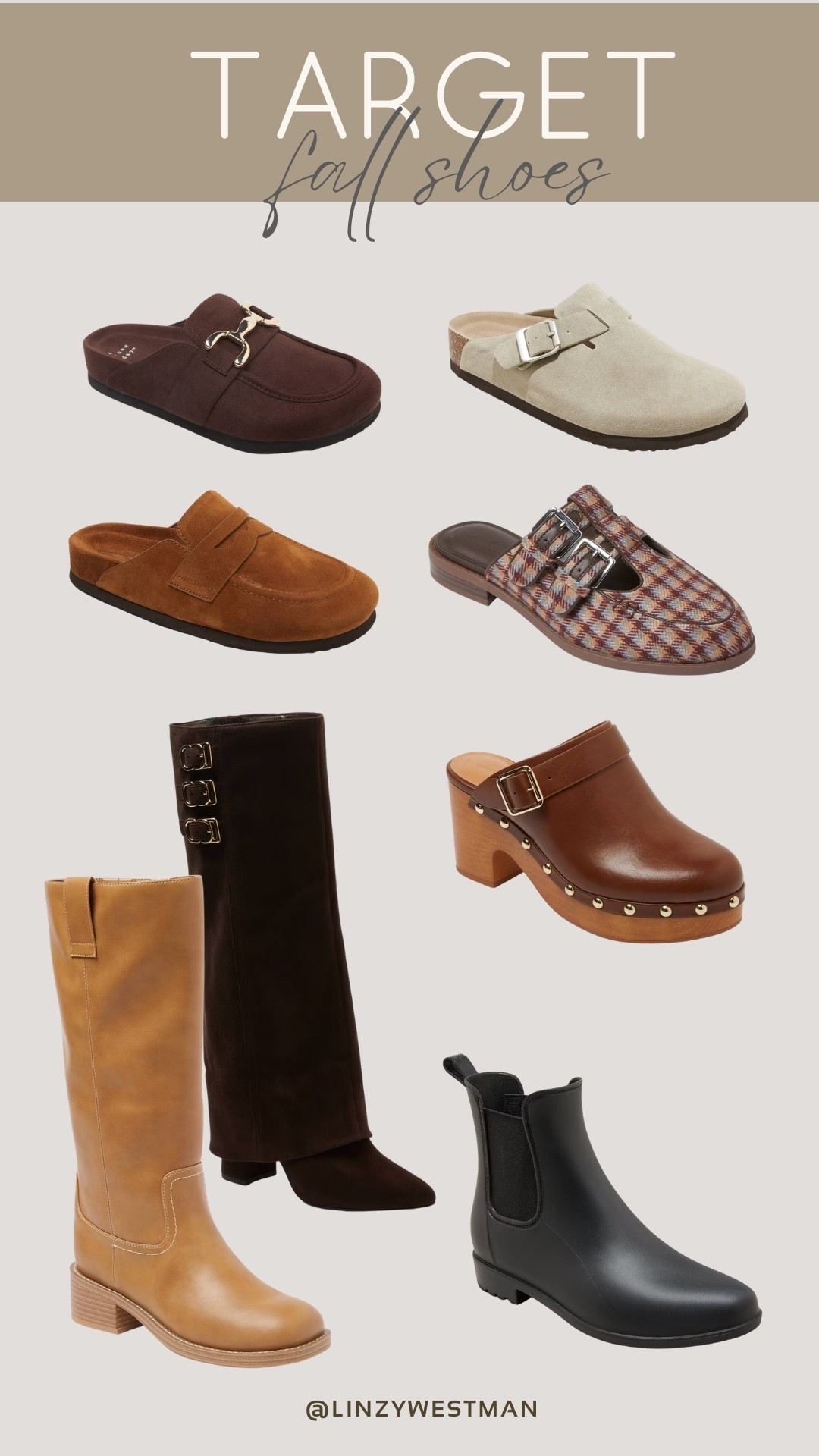 NEW AT TARGET | fall shoe releases from clogs to my very favorite rain boots I still grab every fall. Loving these! 😍🍂

#LTKootd #LTKgrwm #LTKSeasonal