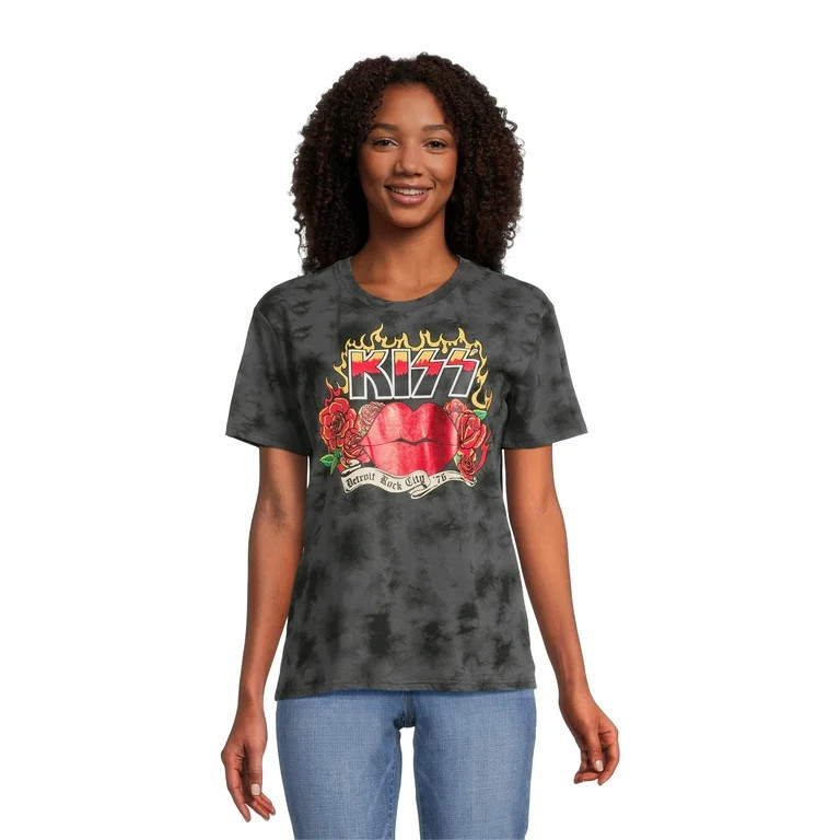Women's Kiss T-Shirt | Walmart (US)