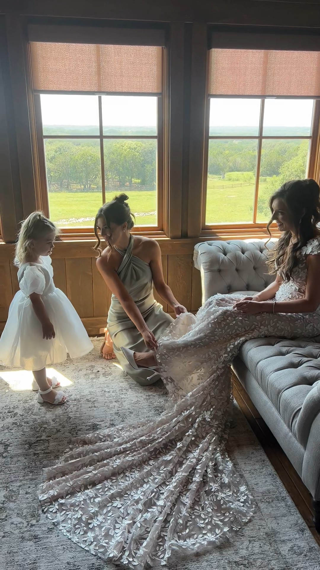 Moments like this before my sister walked down the isle 🤍 our beautiful bridesmaids dresses are from show me your mumu

#LTKFamily #LTKWedding #LTKParties