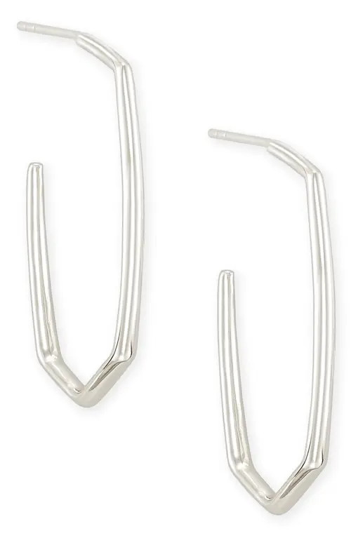Kendra Scott Ellen Sterling Silver Hoop Earrings at Nordstrom | Nordstrom