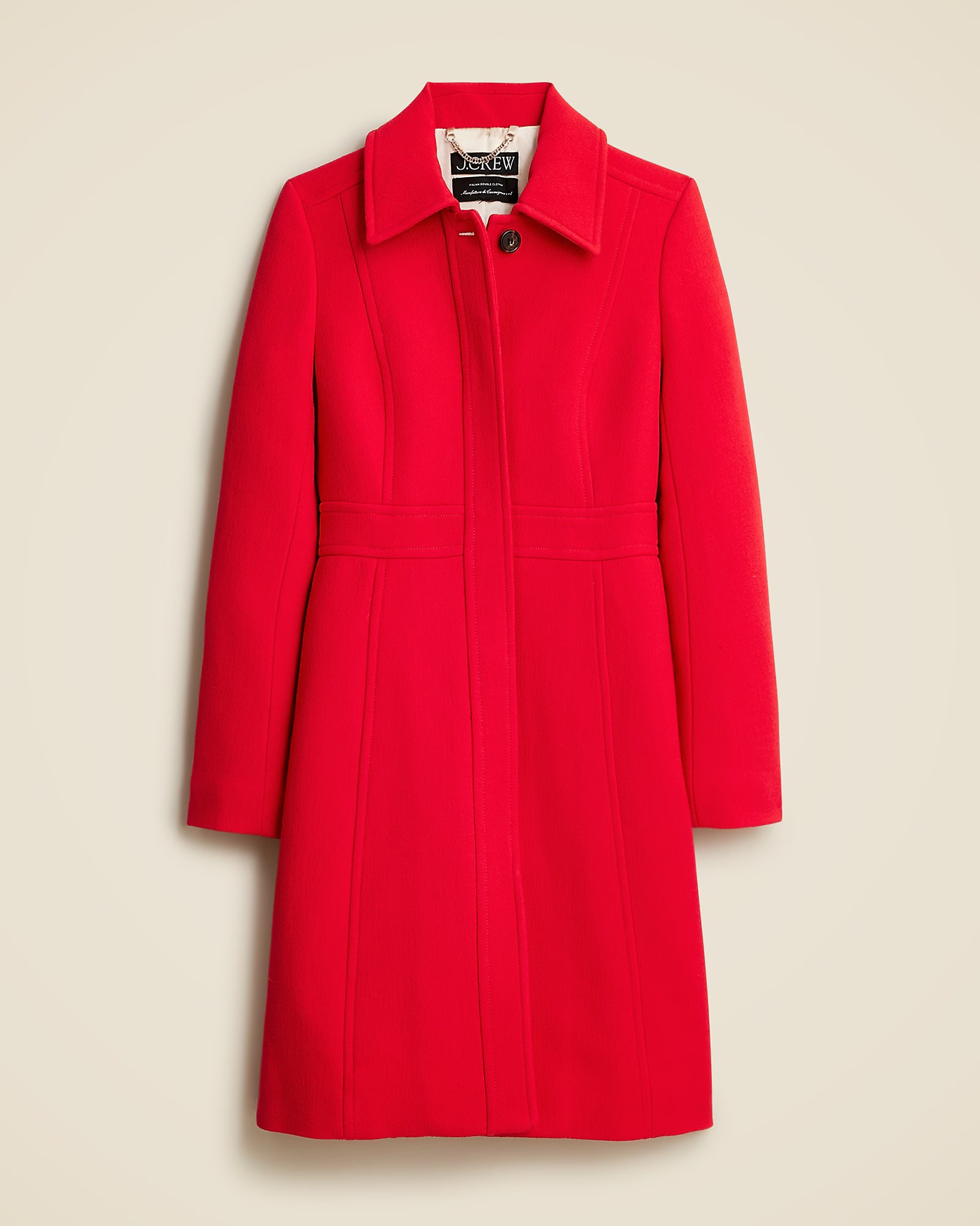 New lady day topcoat in Italian double-cloth wool blend | J. Crew US