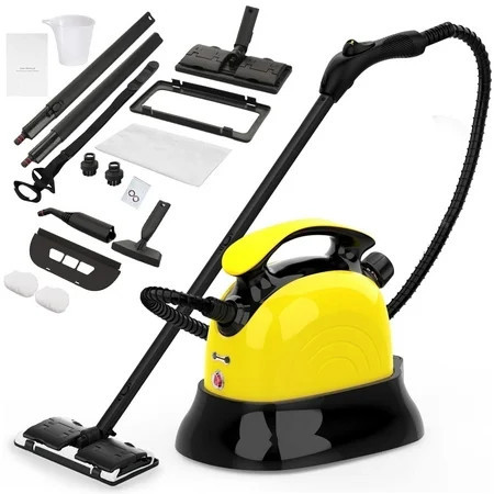 1500W Powerful Steam Mop, Multi-Purpose Steam Cleaner, Best Hand Held Steamer Cleaner with 13 Accessories for Cleaning, Home Use, Carpet, Floor, Window, Car Seat, Tile, Grout | Walmart (US)