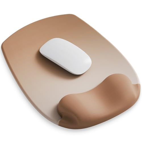 ErgoFlow Gel Wrist Rest Mouse Pad - Ergonomic Cushion for Desk, Cute Aesthetic Computer Decor for... | Amazon (US)