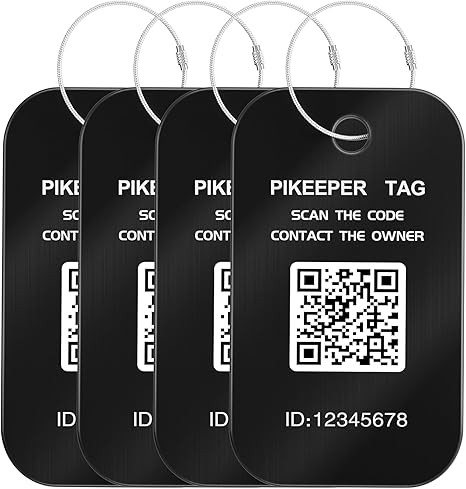 Smart Luggage Tags with QR Code Location Display - Customizable Tags with Privacy Protection for ... | Amazon (US)