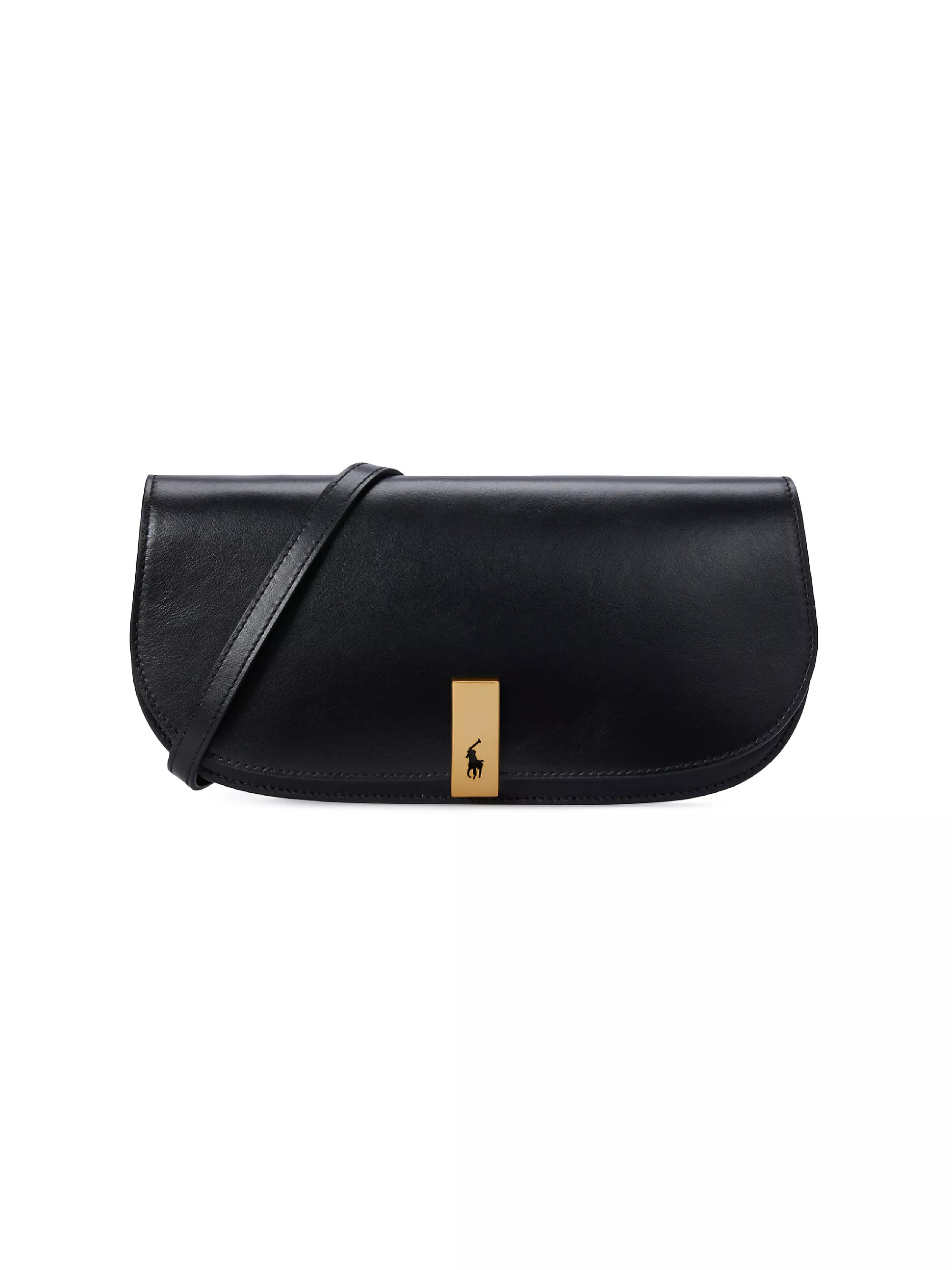 Polo ID Convertible Leather Clutch | Saks Fifth Avenue