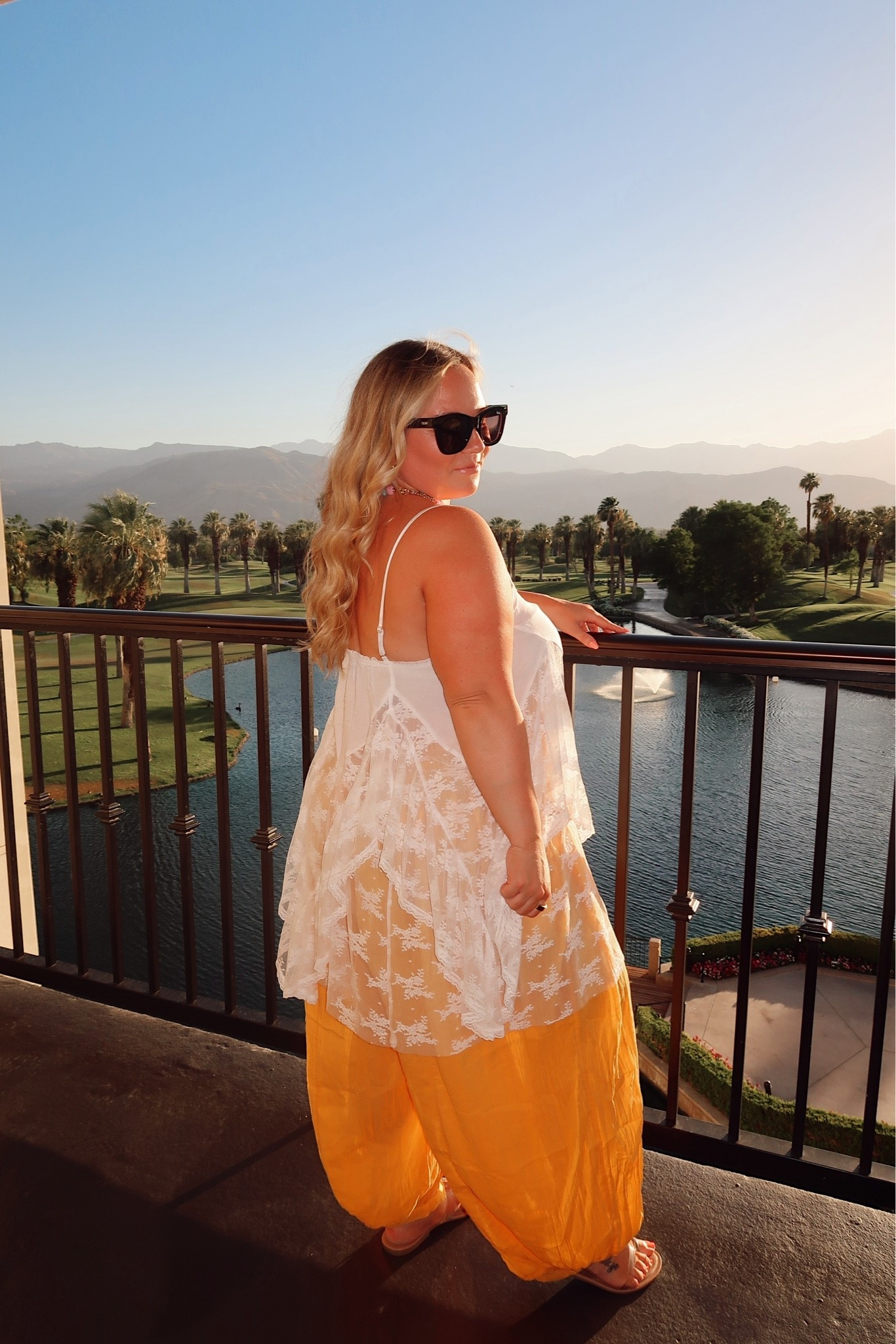 Boho summer outfit 
Free People top size LARGE 
Free People pants size MEDIUM- they are super lightweight and sheer but I suggest nude undergarments! I love them!!! Perfect for the summer heat if you hate wearing shorts! I wore them in Palm Springs and was so happy with them! 

Summer style, balloon pants, summer trends, petite style, Free People, boho style, tunic, resort wear, midsize style, summer outfit, travel style, vacation outfit

#LTKPetite #LTKMidsize #LTKTravel