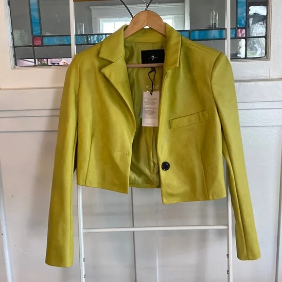 Cropped yellow jacket | Poshmark