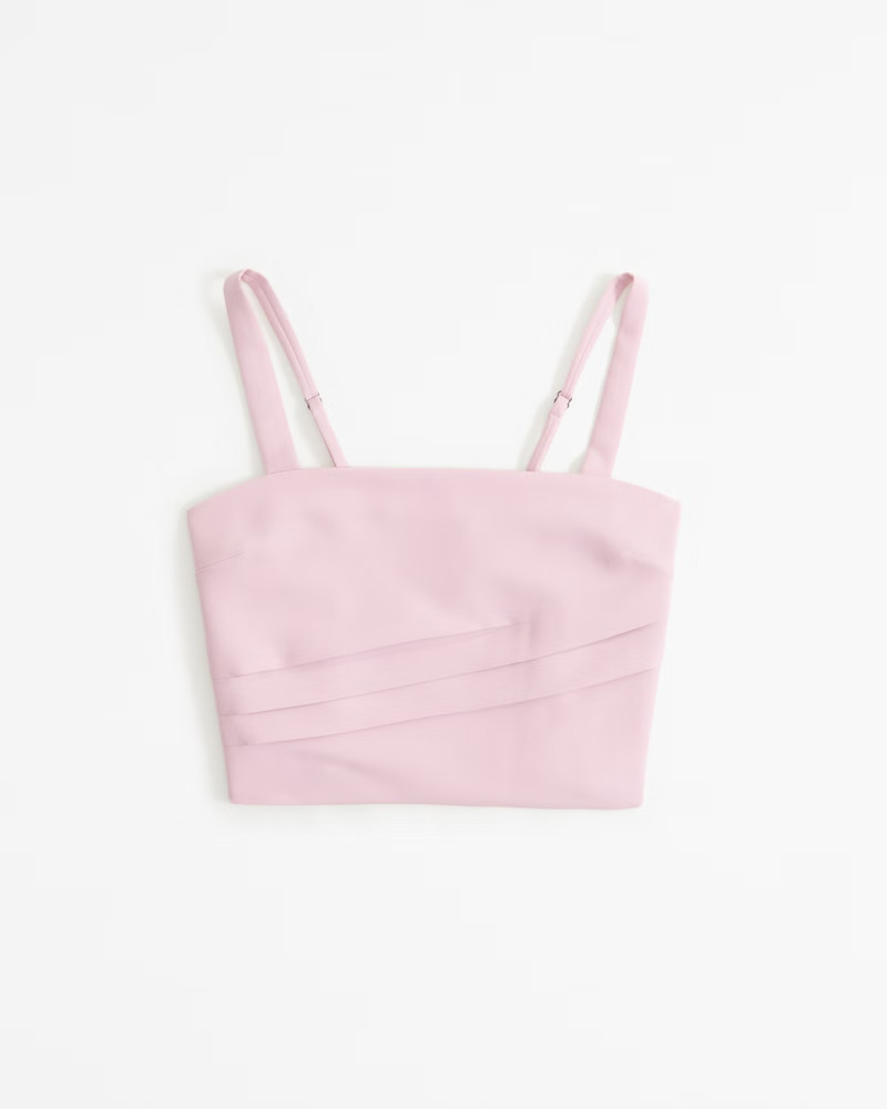 Tailored Squareneck Set Top | Abercrombie & Fitch (US)