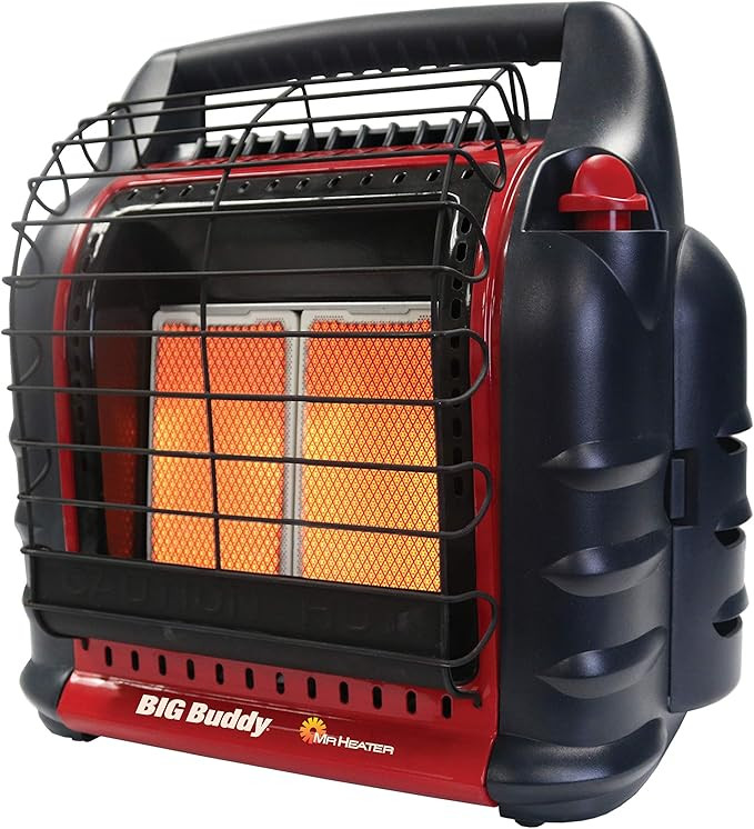 Mr Heater 4000 to 18000 BTU 3 Setting Portable LP Gas Heater Unit with Dual Tank Connection for I... | Amazon (US)