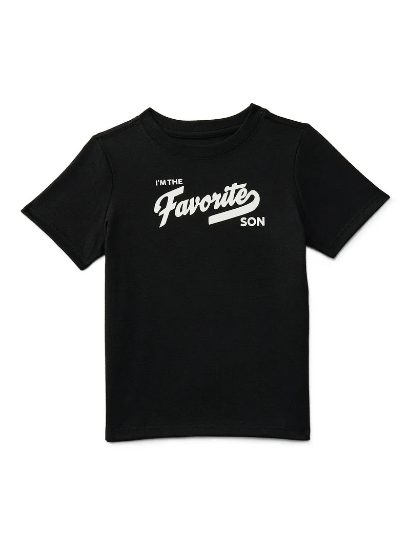 Wonder Nation Toddler Boys Short Sleeve Graphic T-Shirt, Sizes 18M-5T | Walmart (US)