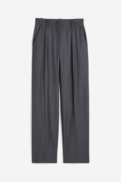 Tapered Pants - Dark gray - Ladies | H&M US | H&M (US + CA)