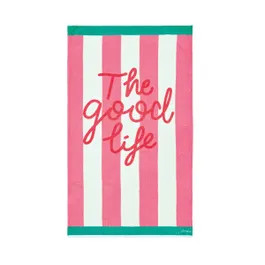 The Good Life Beach Towel, Multi | Bedeck Home (UK)