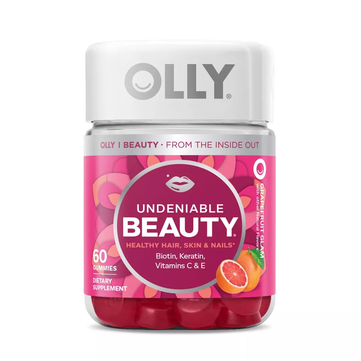 OLLY Undeniable Beauty Multivitamin Gummies for Hair Skin & Nails with Biotin, Keratin, Vitamins ... | Target