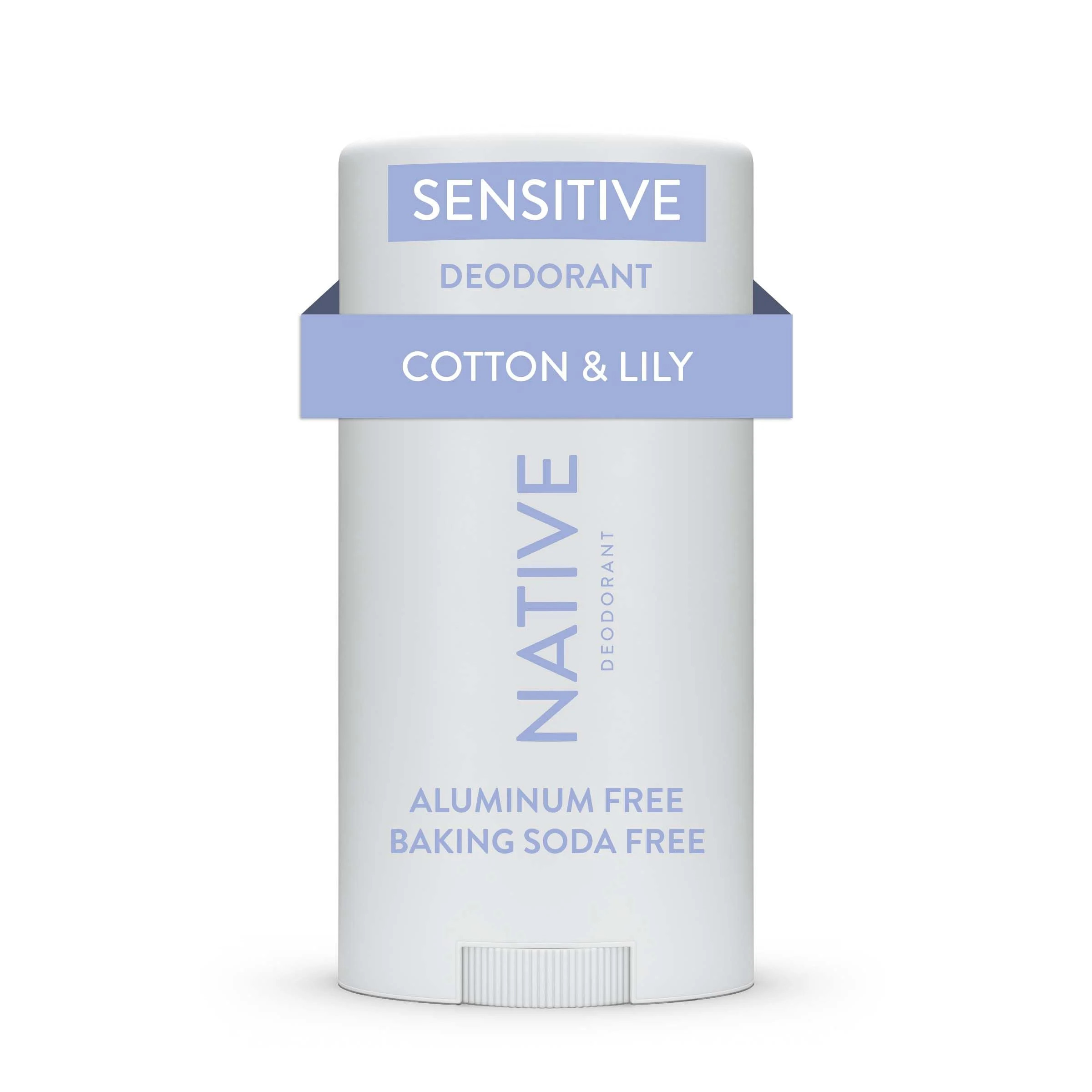Native Sensitive Deodorant, Cotton & Lily, Aluminum Free, Sulfate Free, Paraben Free 2.65 oz | Walmart (US)