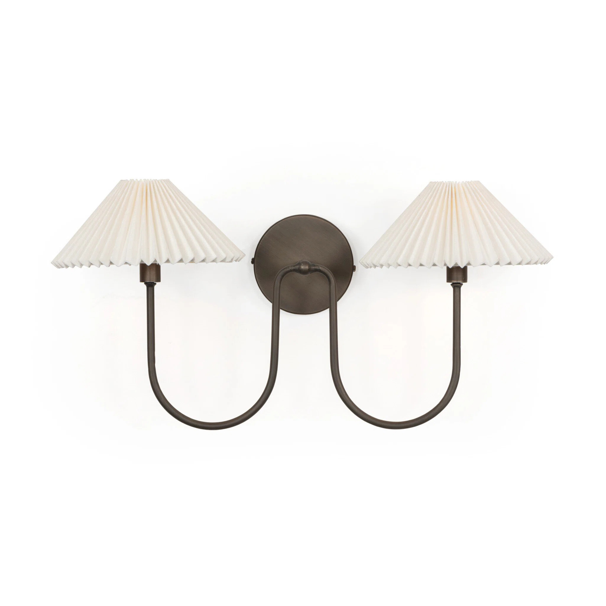 Echol Double Sconce-Light Oil Rubbed Bronze | Wayfair North America