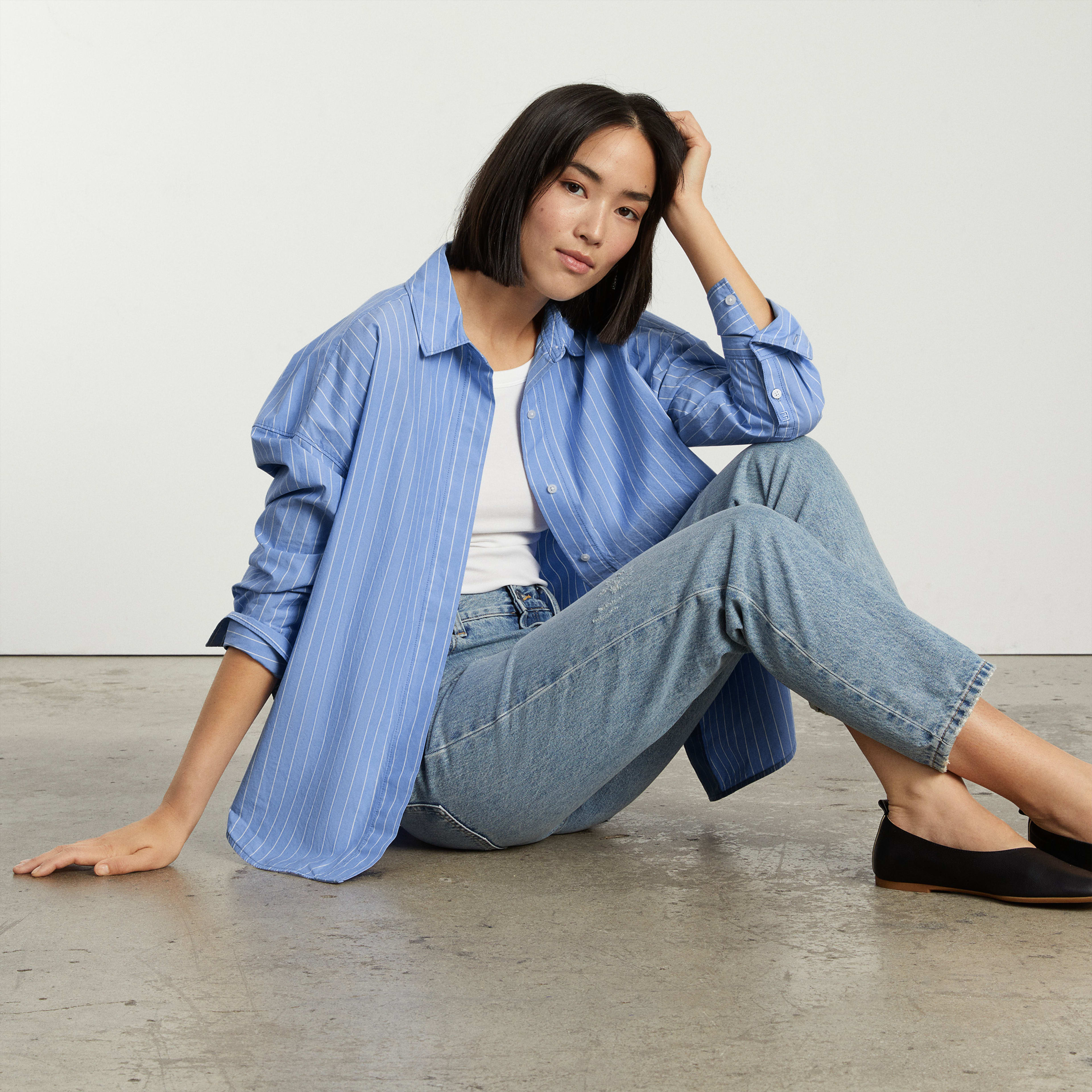 The Oversized Poplin Shirt | Everlane