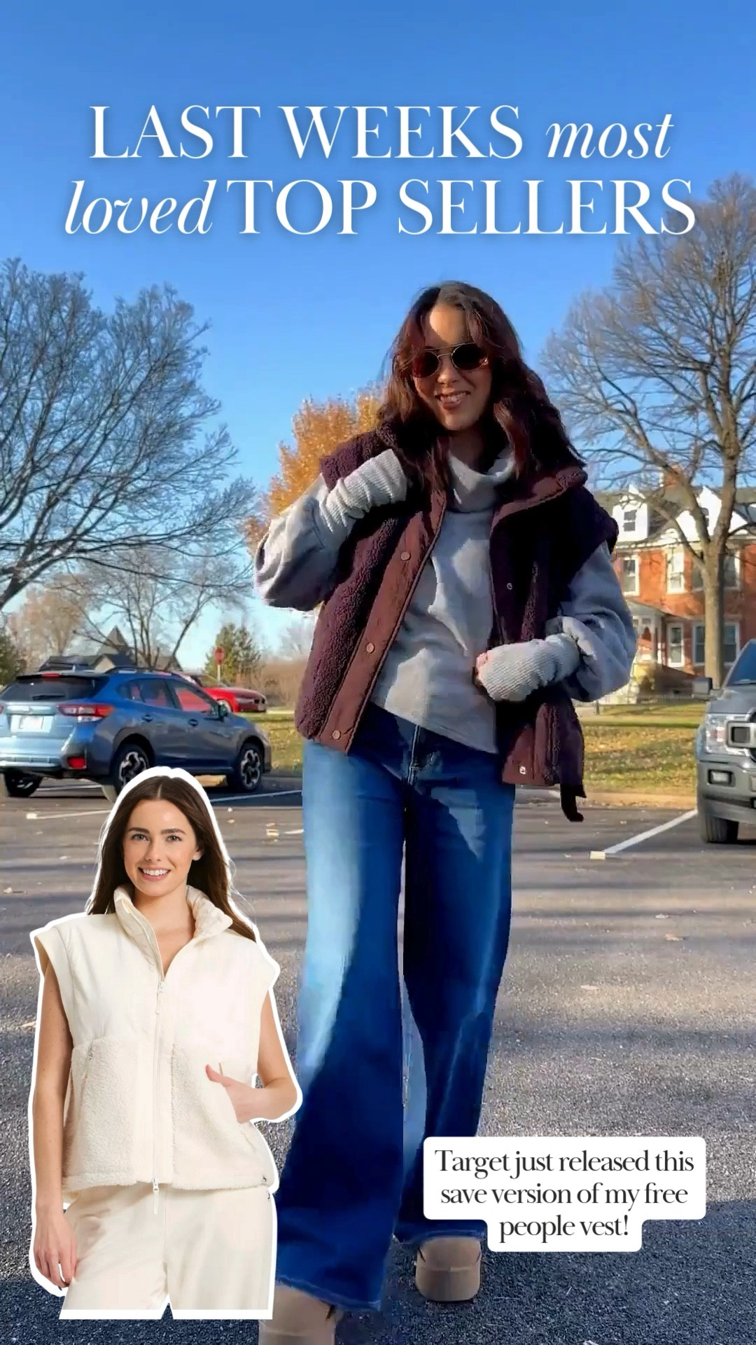 Target just released a save version of my free people vest!!

#LTKootd #LTKFindsUnder50 #LTKSeasonal