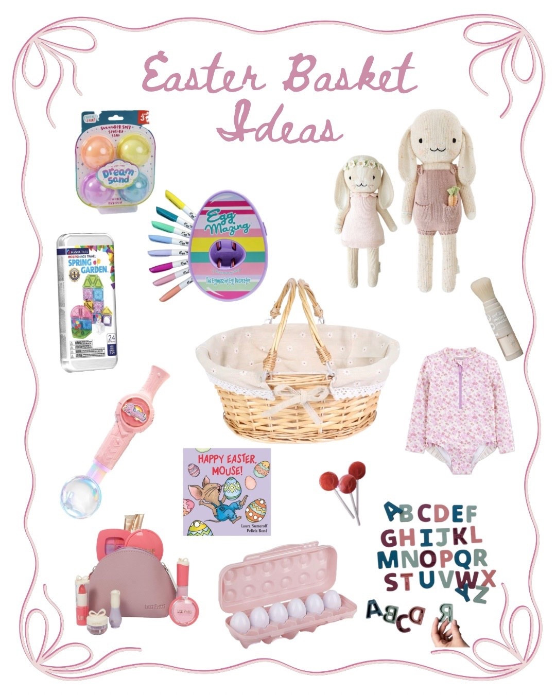 Easter Basket Gift Guide for toddler girls 
#easter #toddler 

#LTKBaby #LTKmomlife #LTKKids