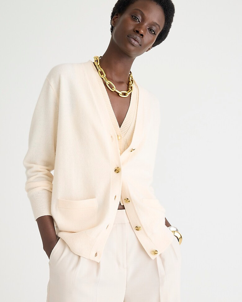 Cashmere relaxed cardigan sweater | J. Crew US
