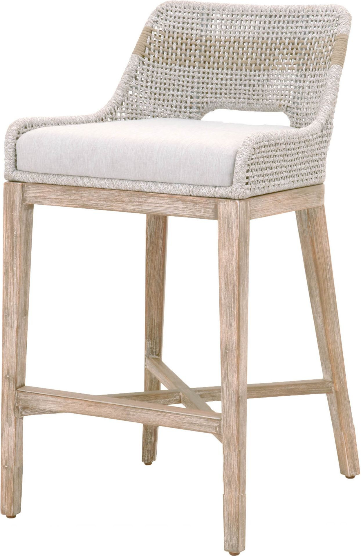 Tapestry Wicker Natural Gray Barstool | 1stopbedrooms
