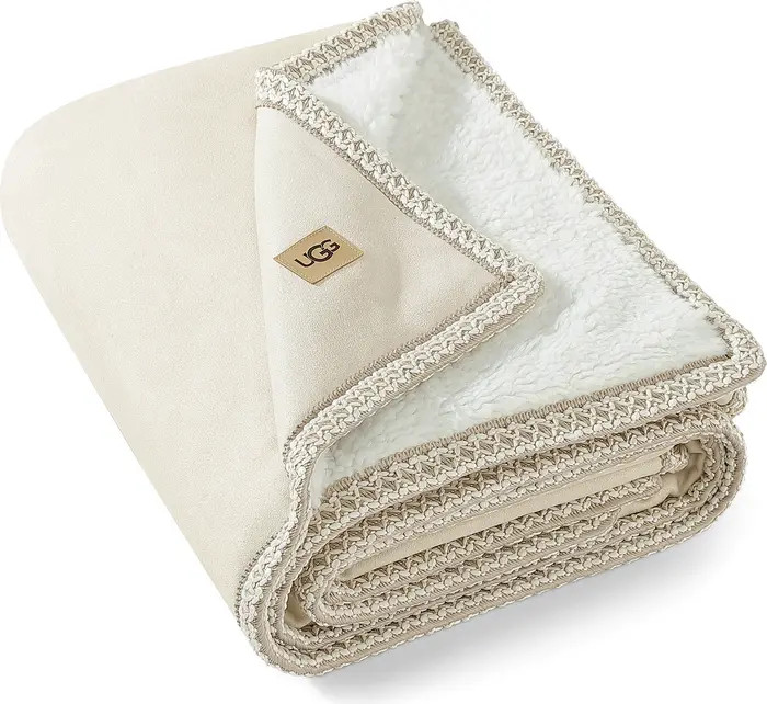 Kirkwood Braid Trim Throw Blanket | Nordstrom