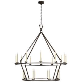 Darlana Extra Large Two-Tier Chandelier | Visual Comfort