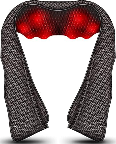 Neck Massager, Back Massager with Heat, Shiatsu Massager Neck, Electric Shoulder Massager, Kneading  | Amazon (US)