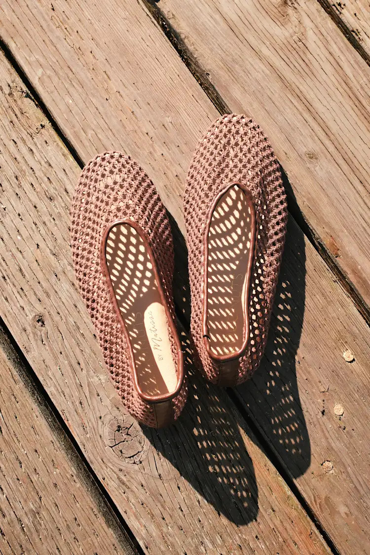 Marta Chocolate Woven Ballet Flats | Lulus