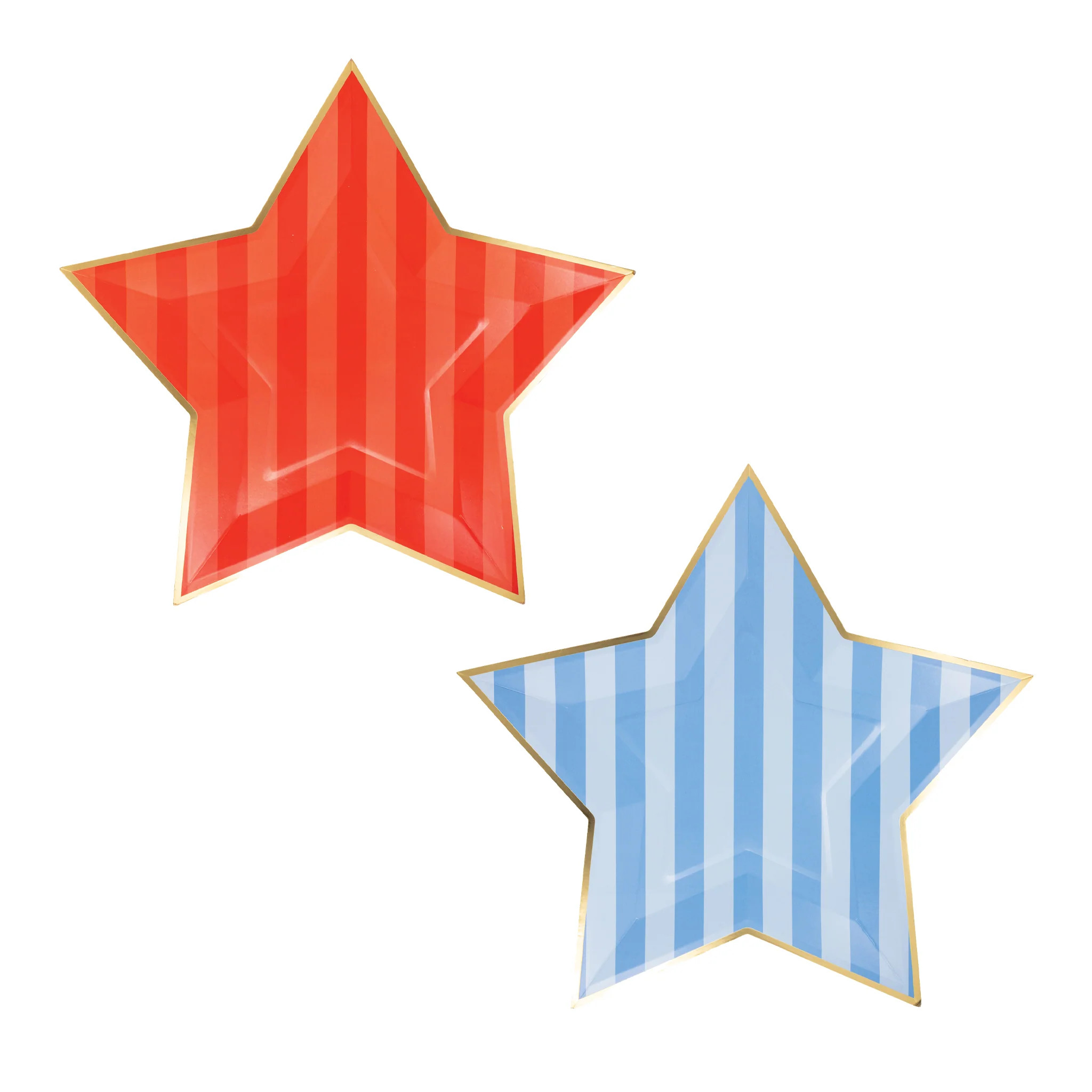 Stripe Star Plate Paper Set (8 ct) | My Mind's Eye