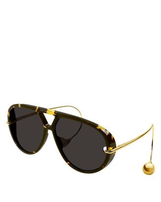 Fashion Show Drop Earring Geometrical Sunglasses, 63mm | Bloomingdale's (US)