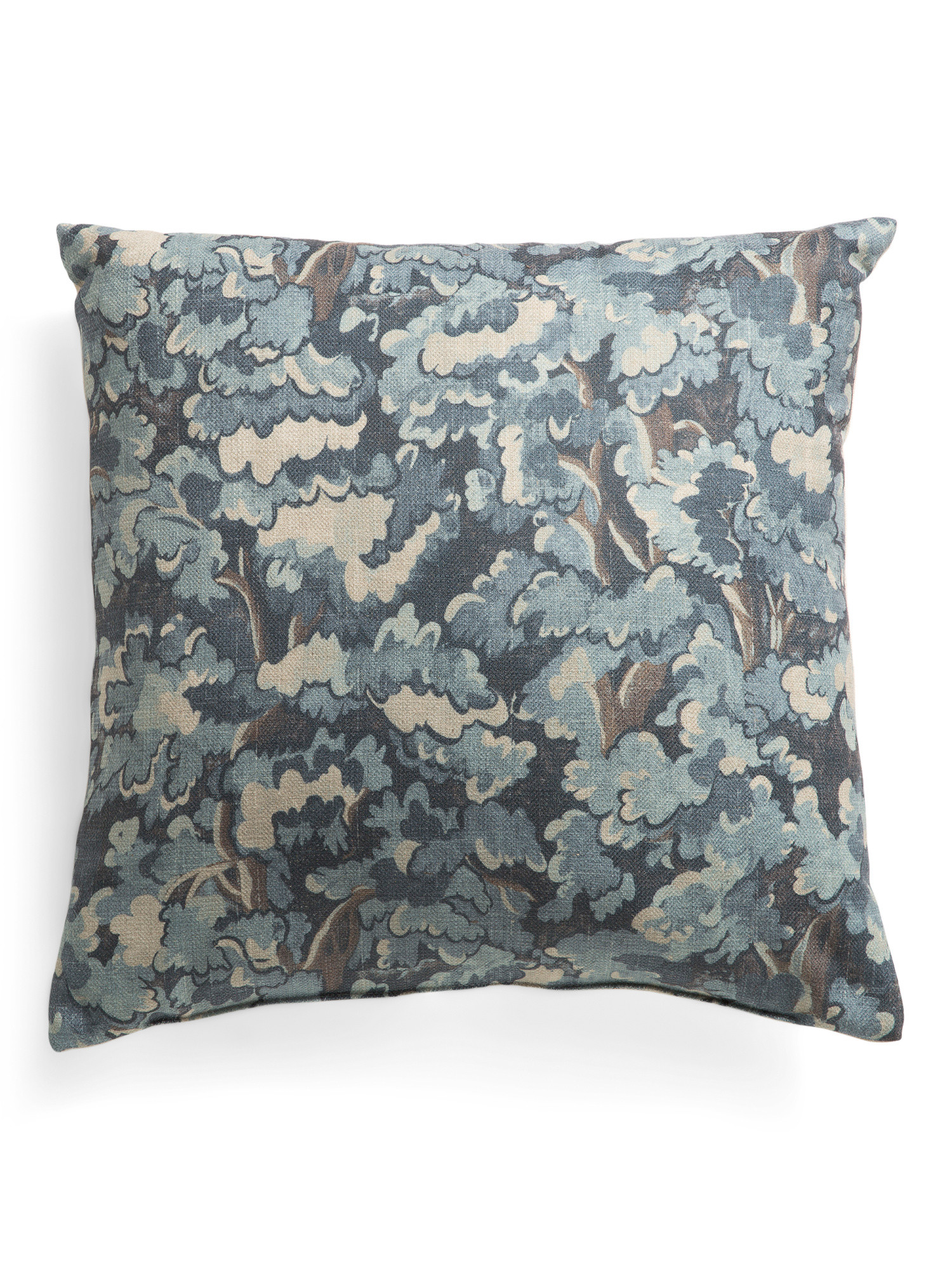 Made In Usa 22x22 Tongas Tree Linen Look Oversized Pillow | TJ Maxx