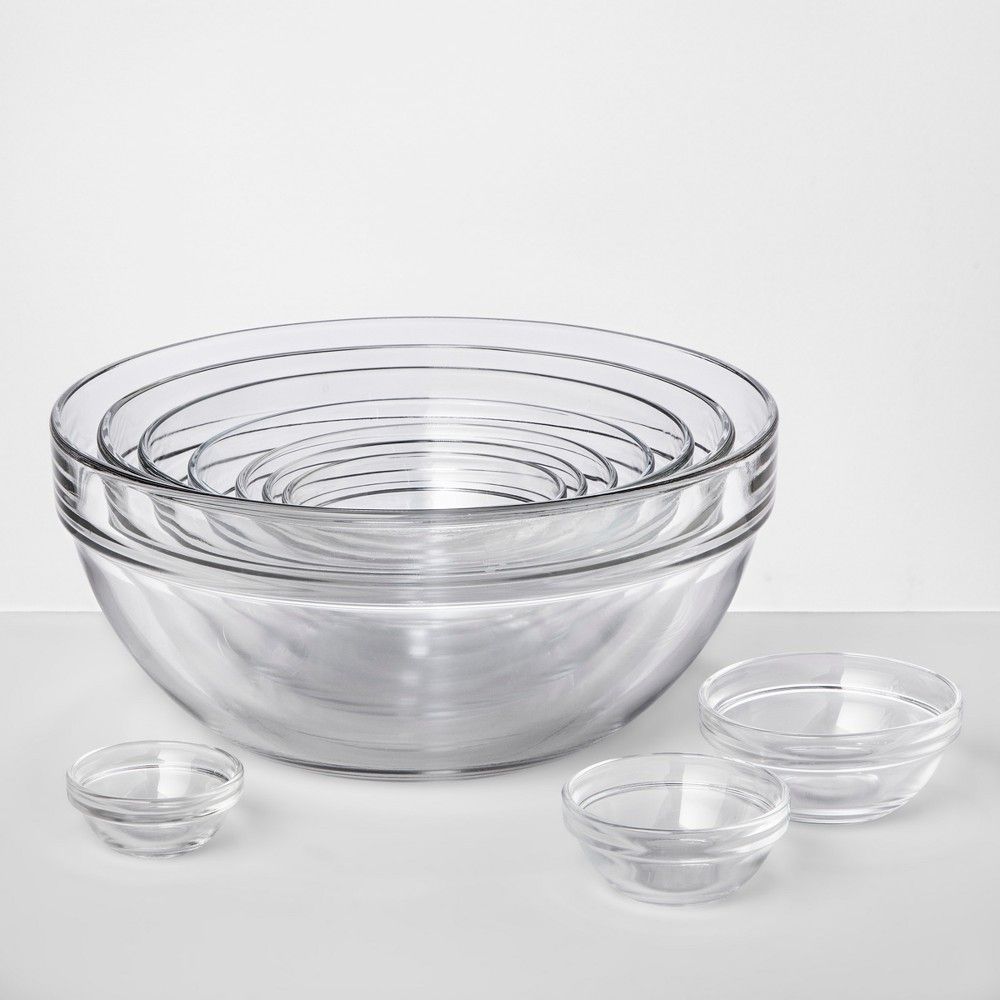 10pc Glass Mixing Bowls - Made By Design | Target